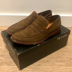 Pegabo Brown Suede Loafers